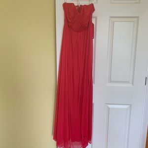 David’s bridal versa convertible long mesh dress